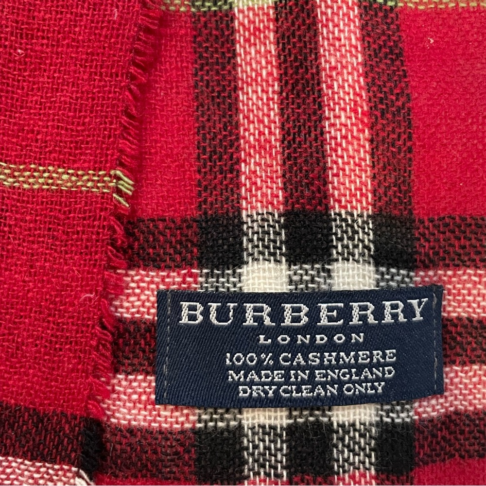 Oversized Classic Burberry London Cashmere wrap scarf
